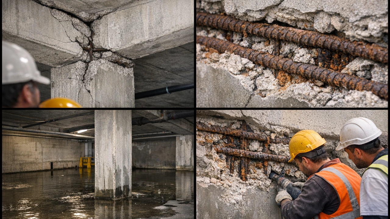 concrete repair works