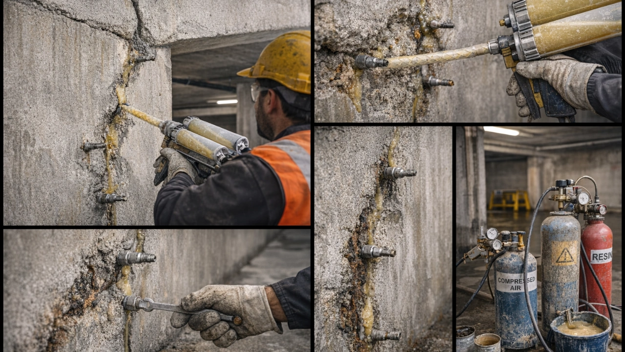 concrete crack repair in Sydney